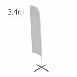 Bandera Promocional Cuchillo 3.4m